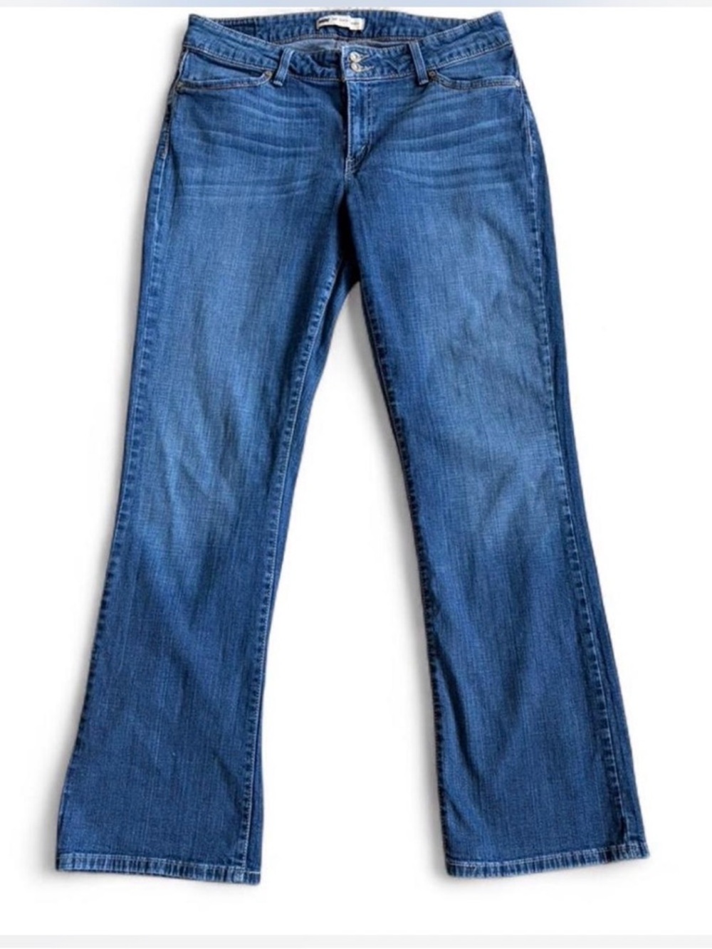 Levi's Women's Blue Curvy Bootcut Leg Jeans